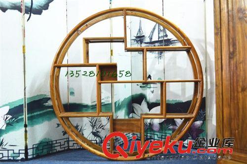 老船木博古架/展示架/置物架/中式船木家具/博古架多寶閣JXR55