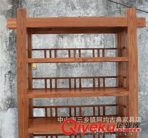 【專業(yè)品質(zhì)】供應(yīng)仿古優(yōu)質(zhì)原生態(tài)榆木貨架（圖）原始圖片2