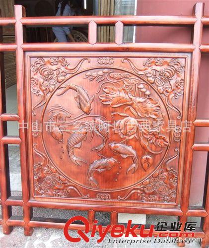 【專業(yè)品質(zhì)】中式仿古木雕擺件花窗 中式酒店茶樓裝飾方形掛屏