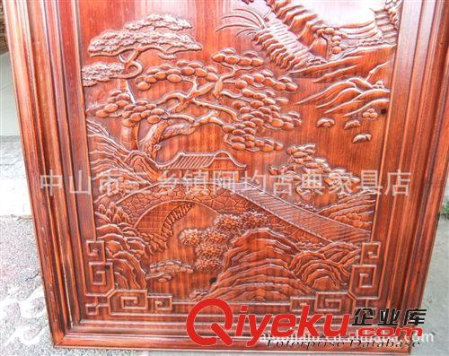 【專業品質】實木木雕掛屏牌匾雕刻工藝品 裝飾植物掛屏