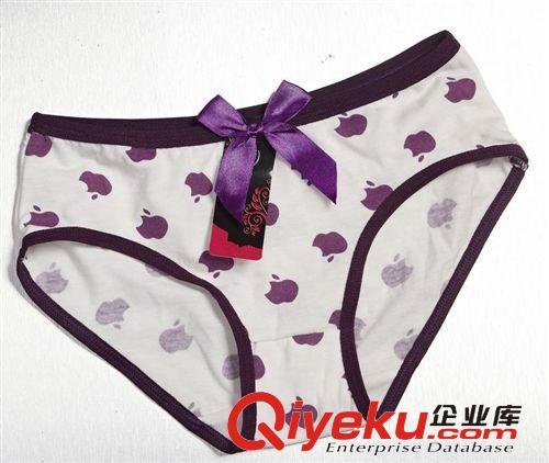 主打低價位促銷沖多利絲精品滌棉少女低腰時尚超多花型三角內褲原始圖片2