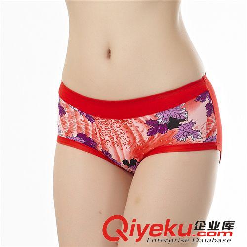 多利絲精品蘭姿婷6002#女式中腰竹纖維三角內褲廠價直批促銷活動