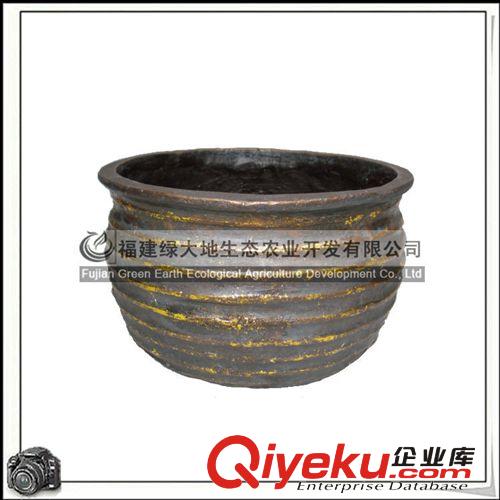 供應各種造型花盆 工藝品 手繪白云土花盆原始圖片2