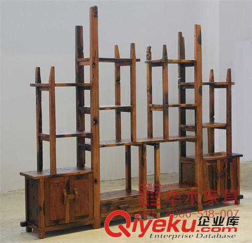沉船木多寶閣 博古架 木架家具創(chuàng)意 木制花架 實(shí)木花架 廠家批發(fā)原始圖片3