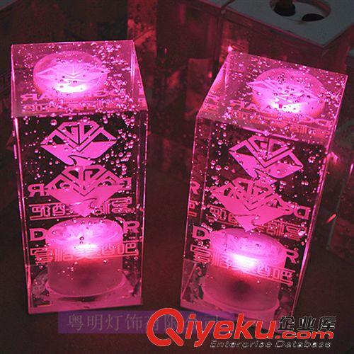 批發(fā)水晶充電吧臺(tái)燈，充電吧臺(tái)燈，酒吧臺(tái)燈，電子蠟燭，電子燭臺(tái)原始圖片2