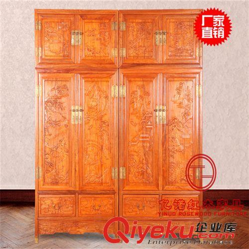 常州紅木家具廠 非洲黃花梨 步步高升大床 紅木家具 臥室家具