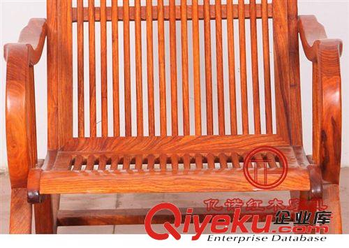 廠家批發 非洲黃花梨 明清仿古家具 紅木 搖椅 紅木家具 休閑椅原始圖片3