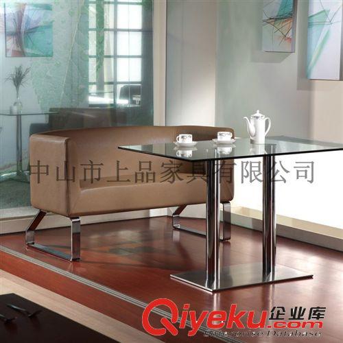 上品廠家批發(fā)成都SP-KS170 高檔耐磨PU皮金屬腳 高級(jí)會(huì)所卡座沙發(fā)原始圖片3