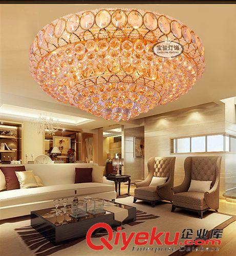 廠家直銷水晶燈客廳燈led吸頂燈大廳家居照明灑店工程燈飾具 7811原始圖片3