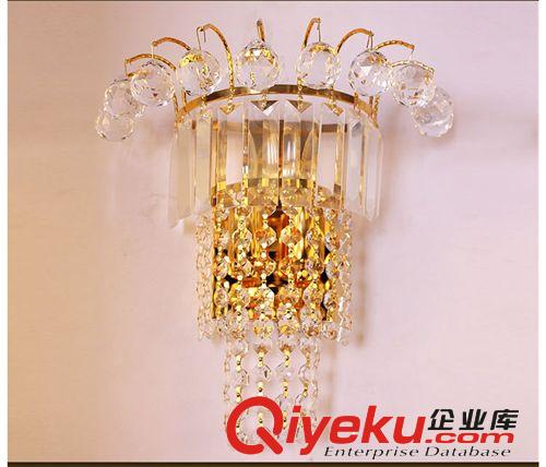 供應批發 壁燈金色水晶壁燈現代簡約時尚臥室客廳餐廳床 W1139原始圖片3