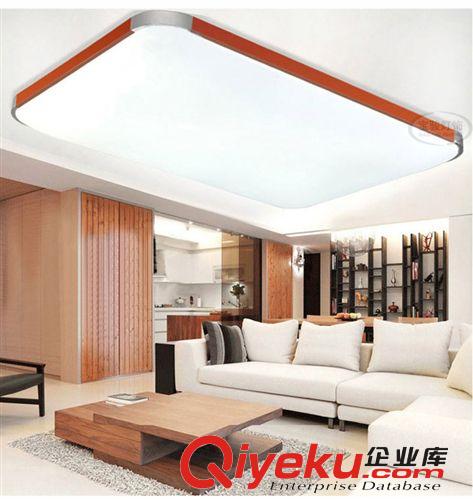 【寶駿燈飾】LED吸頂燈 現(xiàn)代客廳臥室LED燈具長方形蘋果燈6813原始圖片2