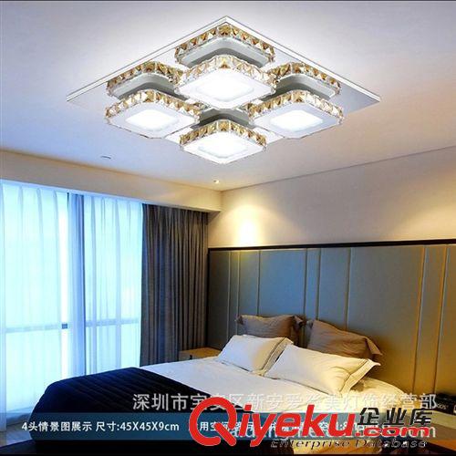 廠家直供 方形led水晶吸頂燈 時尚創意客廳燈 超省電原始圖片2