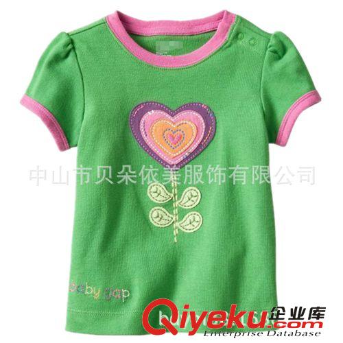 外貿(mào)批發(fā) 童t 2014春夏新款女童t恤 兒童t恤 童裝 歐美原始圖片2