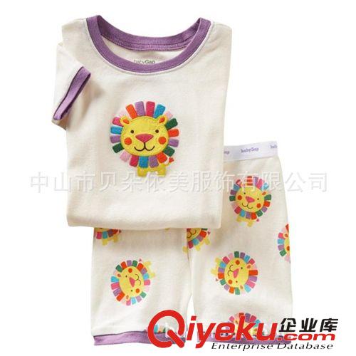 童裝批發(fā) 外貿(mào)原單 Baby GAP兒童家居服 短袖套裝 寶寶睡