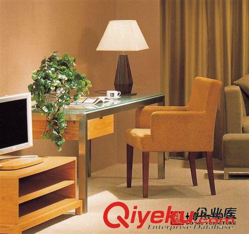 酒店套房家具配套制造商/簡易實木書桌椅/定做優質加盟招商書桌椅原始圖片3