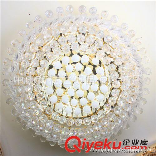 新款S金客廳燈具聚寶盆水晶燈現(xiàn)代簡約臥室led吸頂燈客廳大廳燈原始圖片2
