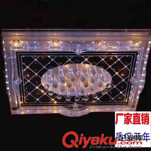 室內大廳燈led燈具客長方形水晶燈 現代低壓燈水晶燈現代時尚簡約