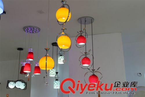 專業生產 時尚新款餐廳吊燈 紅色現代簡約餐吊燈 不銹鋼掉線燈原始圖片2