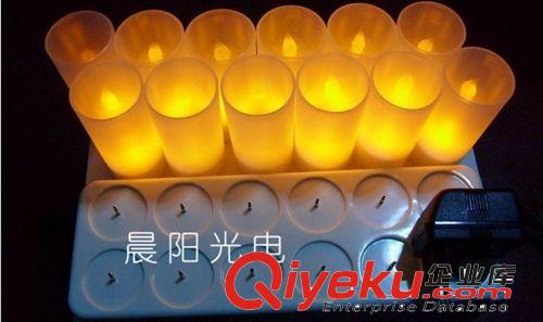 新款電子蠟燭燈 LED蠟燭燈 12座充電蠟燭燈 內置鋰電池 可充電