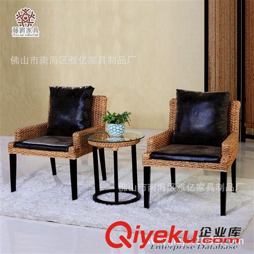 廣州藤家具 手工制作水草椅子 酒店客房家具 餐桌椅  廠家批發