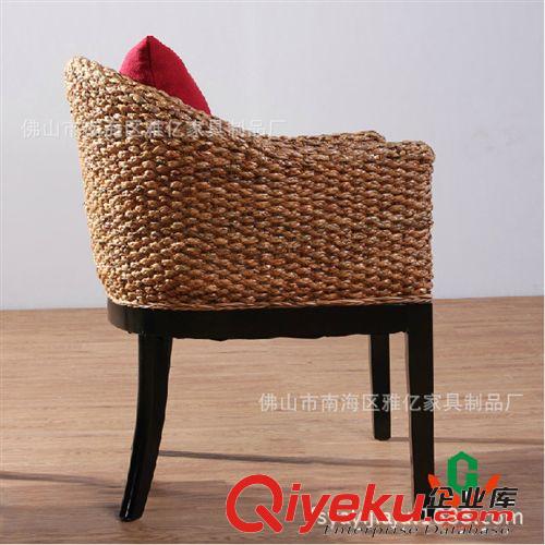 西安藤家具 5套起批 泰國海草家具 茶樓專用 休閑藤椅 餐椅 3708原始圖片3