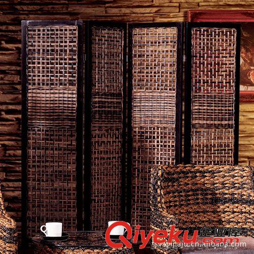 廣東藤家具 新上市的仿古藤屏風(fēng) 款式新穎 廠家直銷屏風(fēng) 7008B原始圖片2