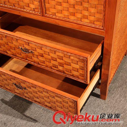 遼寧藤家具 廠家熱銷 酒店家具 實木衣柜 衣柜 南亞風格 SAS282原始圖片3