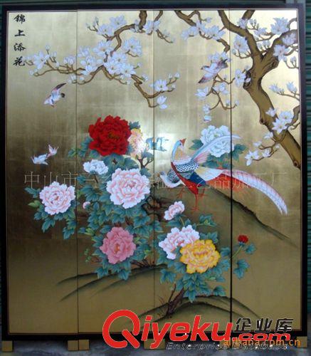 全手工漆畫 牡丹花掛畫 客廳掛畫 家居掛畫 辦公室 花開(kāi)富貴掛畫
