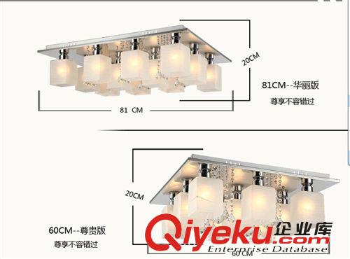 金鉆照明批發水晶燈 LED燈 平板燈 吸項燈 低壓燈  810MM-12