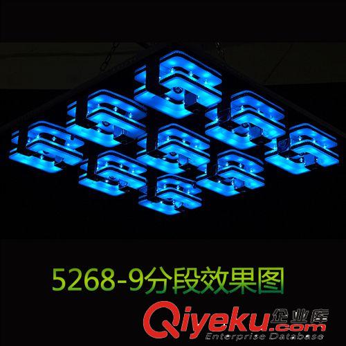 智能創意現代簡約亞克力客廳燈方形超薄led吸頂燈具臥室燈飾包郵原始圖片2
