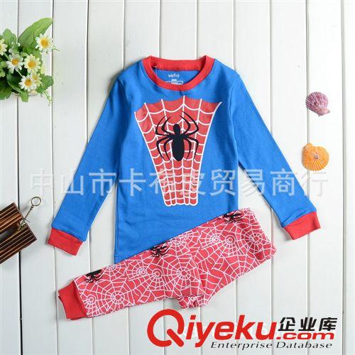 歐美卡通蜘蛛俠Spider-Man童套裝/gap童裝家居服全棉兒童廠家批發(fā)