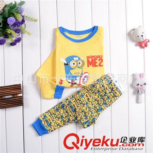 歐美卡通美國隊長版神偷奶爸Despicable Me兒童睡衣gap家居服套裝原始圖片2
