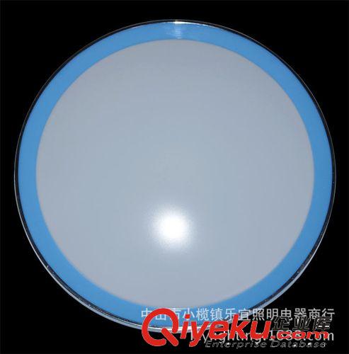 廠家直銷 新款 時尚 科幻 晶尚藍 18W 直徑350MM LED吸頂燈