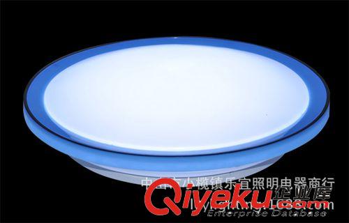 廠家直銷 新款 時尚 科幻 晶尚藍 18W 直徑350MM LED吸頂燈