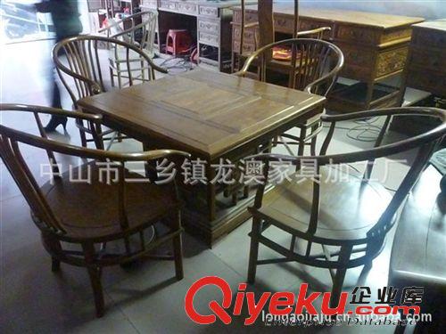 仿古家具，紅木家具，非洲花梨扇形茶臺
