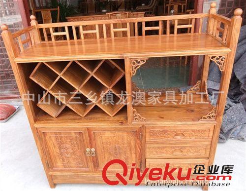 仿古家具，紅木家具，非洲花梨山水畫頂箱柜