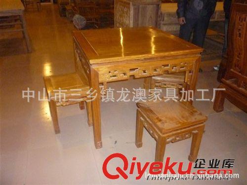 仿古家具，紅木家具，非洲花梨八仙桌5件套