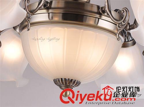 【新品特惠】倫燈燈飾 歐式田園仿古燈 客廳臥室餐廳吸頂燈5075原始圖片2