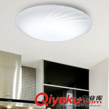吸頂燈廠家批發12W圓形led吸頂燈 工程PMMA面包燈臥室客廳鳳尾燈原始圖片2