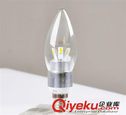 LED 蠟燭燈 球泡燈 360度發光 尖泡燈 小螺口 廠家批發原始圖片2