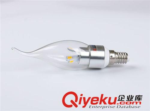 LED 蠟燭燈 球泡燈 360度發光 尖泡燈 小螺口 廠家批發原始圖片3
