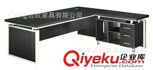 廣州辦公家具 經(jīng)典黑橡木色老板辦公臺 老板辦公時尚臺生產(chǎn)批發(fā)原始圖片2