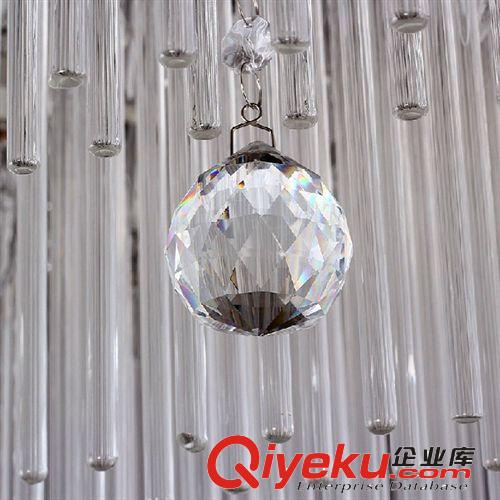 【普省】led吸頂燈圓形客廳水晶燈餐廳臥室燈LED客廳水晶吸頂燈原始圖片3