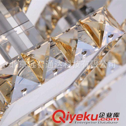 【普省】方形琥珀水晶吸頂燈_現代奢華水晶燈_客廳大吸頂燈批發原始圖片2
