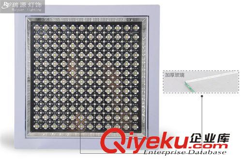 新品升級(jí)2835燈珠 方形暗裝LED廚衛(wèi)燈 吸頂燈 陽臺(tái)浴室燈廠家直銷原始圖片3