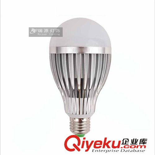 LED球泡 车铝贴片LED球泡9W 12W大瓦数球泡灯具 螺口灯头厂家批发