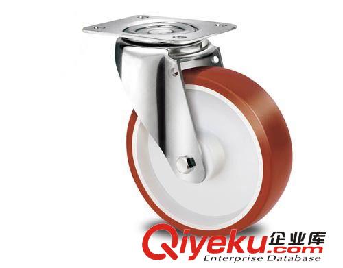 中山家興 廠家直銷工業(yè)白PP包PU萬向 腳輪