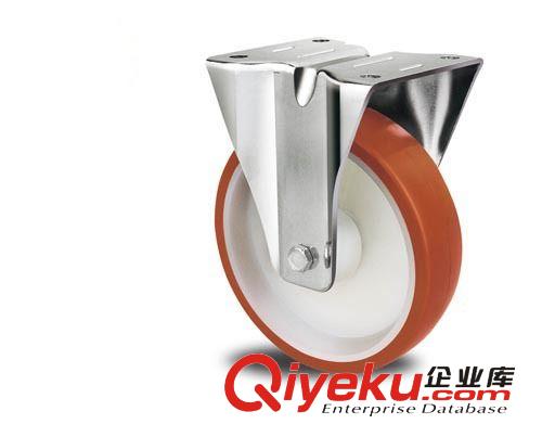 中山家興 廠家直銷工業(yè)白PP包PU萬向 腳輪