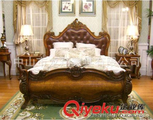 床廠家 批發(fā)供應(yīng) 1.8米雙人床 牛皮軟包結(jié)婚床 tj床