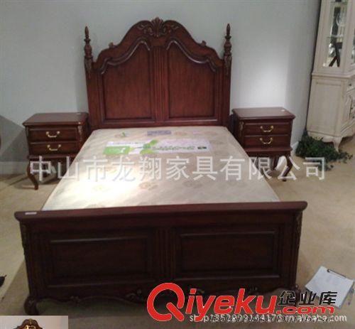 進口批發 9041捫皮床 全實木酒店賓館床  進口拉變皮
